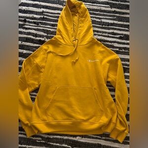 Champion Mustard Yellow Pullover Hoodie women’s M